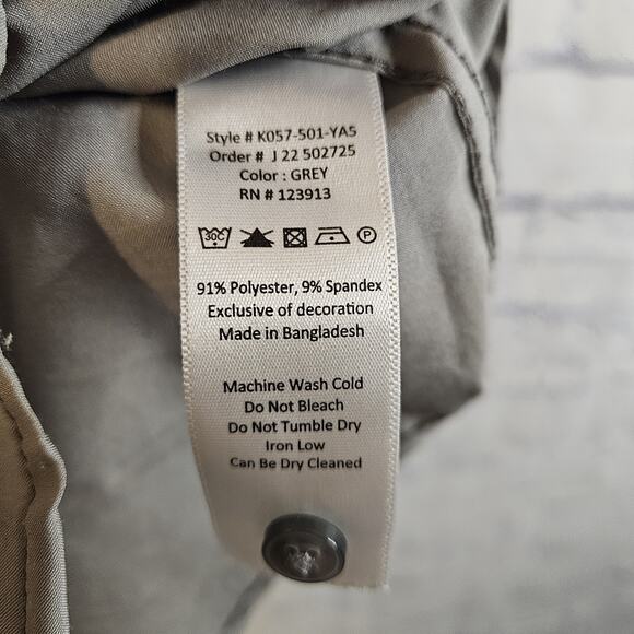 Jachs New York Men's Short Sleeve Shirt Size XL Gray Button Up SS - Picture 5 of 5